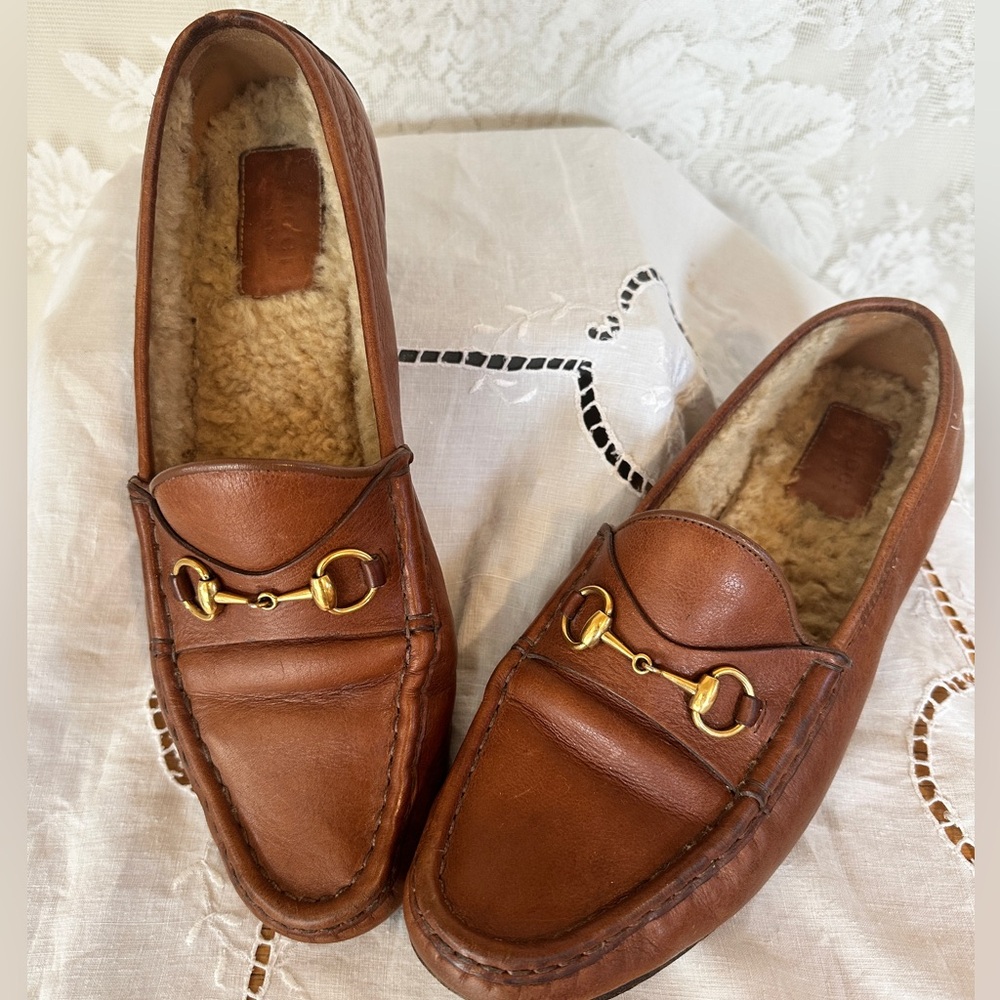 Iconic Gucci Horsebit Tan Loafer 40.5